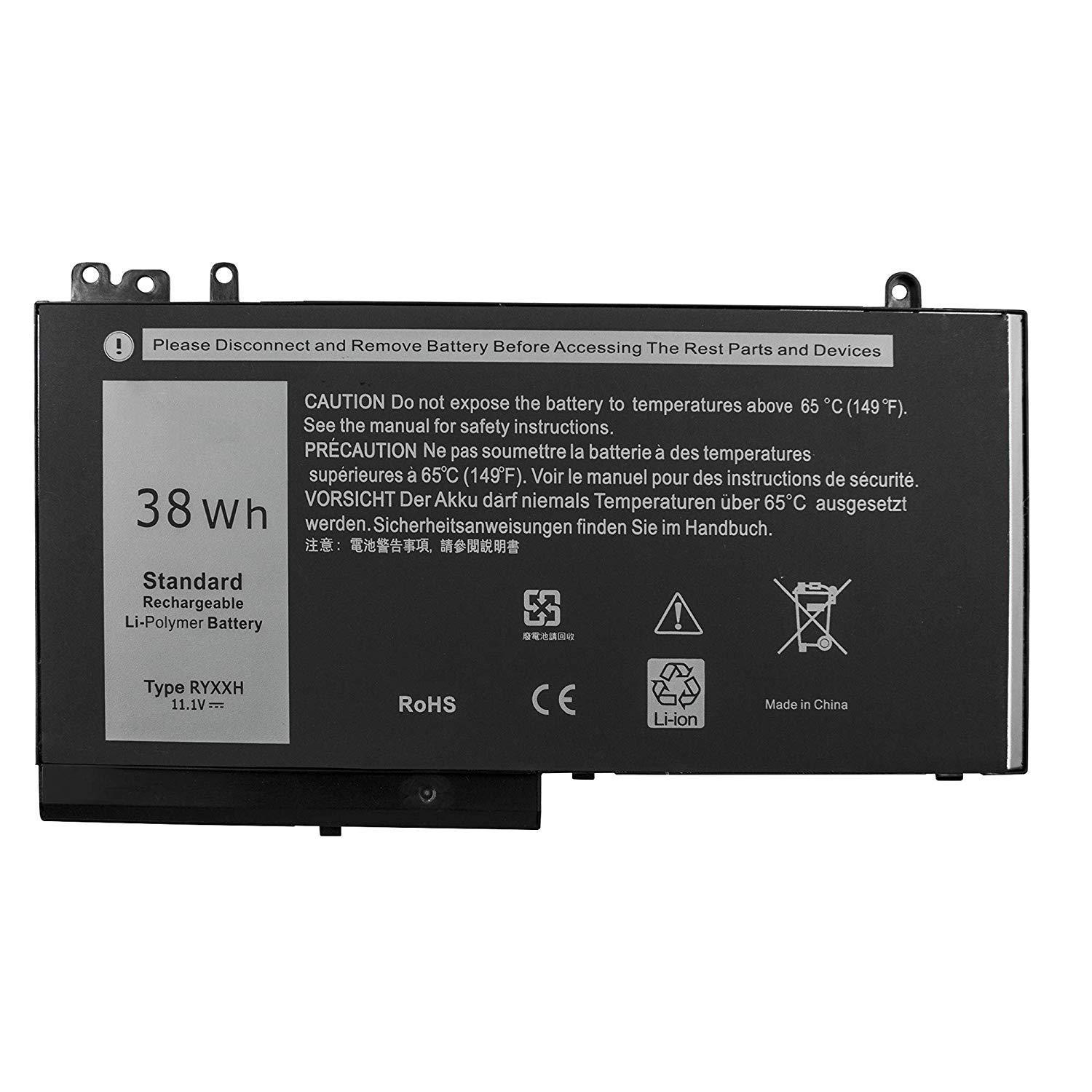 Version 1.0.0 Batería RYXXH