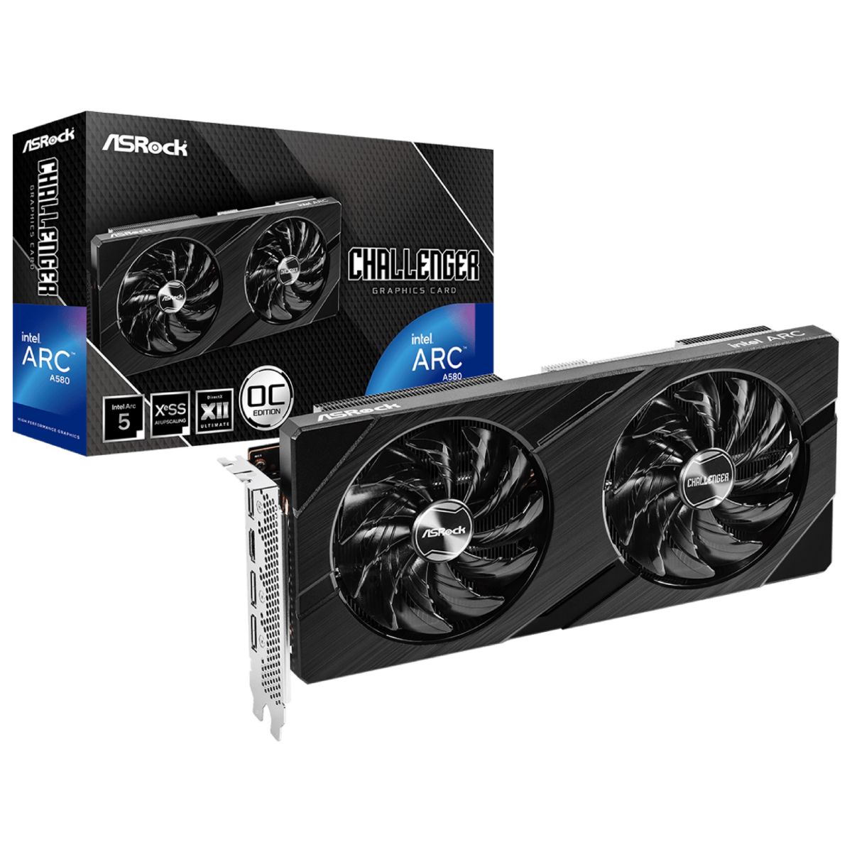 26063-0-4.jpg Tarjeta Asrock Intel A580 Arc Challenger 8gb Oc D6
