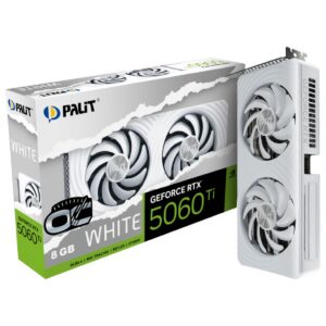 Tarjeta Palit Geforce Rtx 5060ti White OC 8gb D7