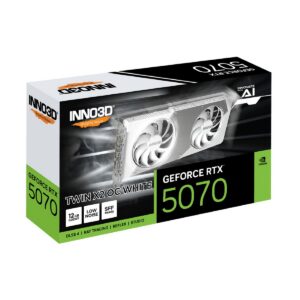 Tarjeta Inno3d Geforce Rtx 5070 12gb Twin X2 Oc Wh