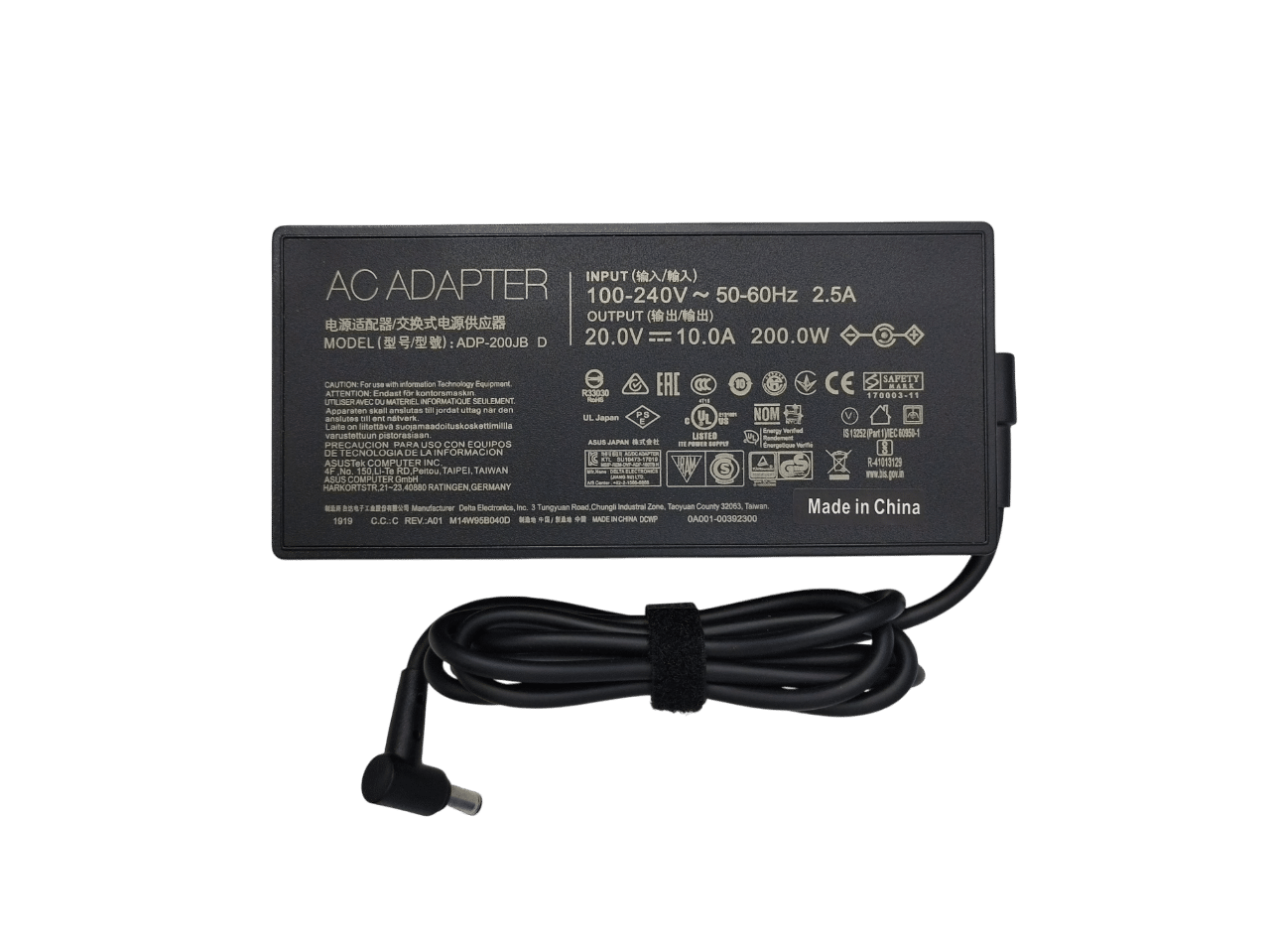 Cargador Asus 200W Cargador Asus 200w